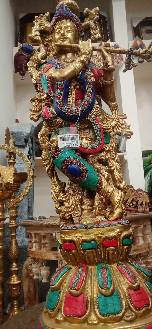 Brass Krishna R129