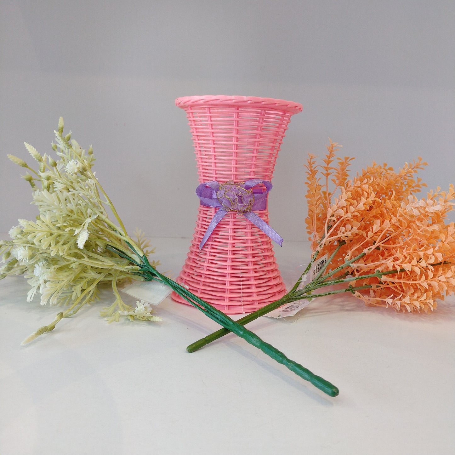 Rattan vase