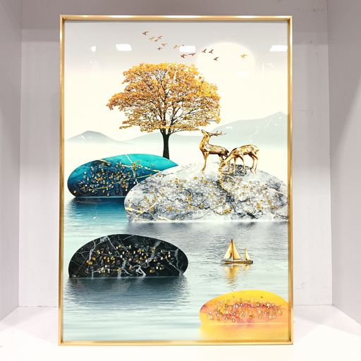 Crystal wall frames
