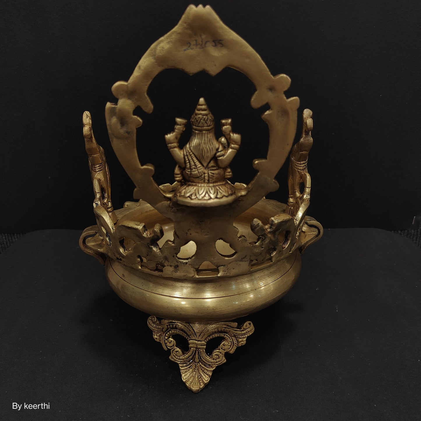 Brass Lakshmi Urli