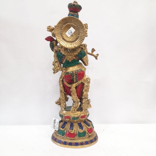 Brass Krishna idol