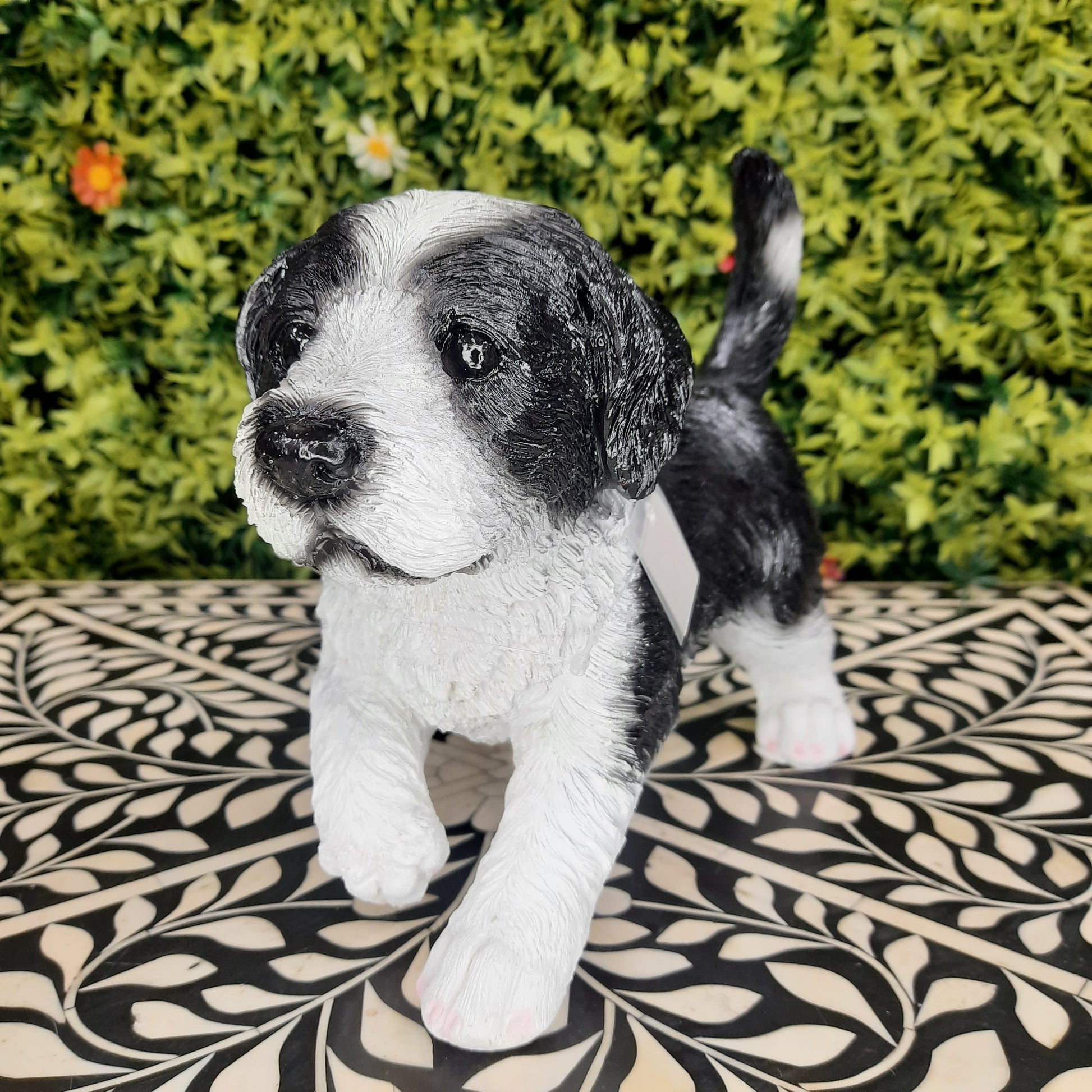 Cute realistic puppy show piece