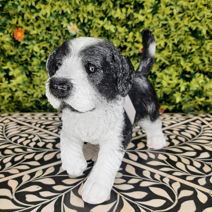 Cute realistic puppy show piece