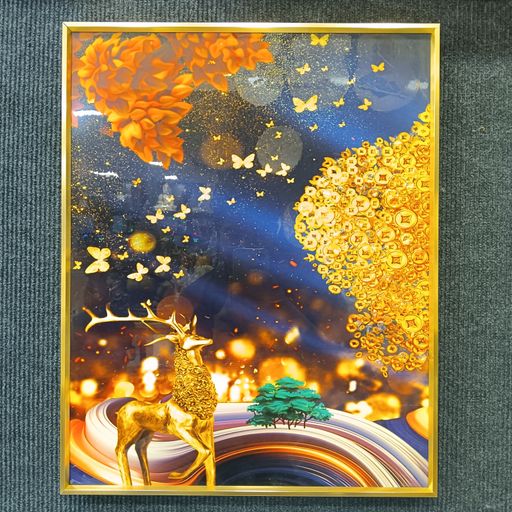 Crystal wall frames
