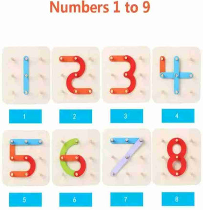 Wooden Change Collage Letter Making Board Puzzle Kids Toys Learning Educational Baby Toys Puzzle for Kids 3 Years Above age Boy and Girls