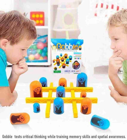Gobble Board Game Tic Tac Toe Game Toy for Kids Indoor and Outdoor Toys Family Games Party Favors for Kids 4 to 8 years old Birthday Gifts for Kids