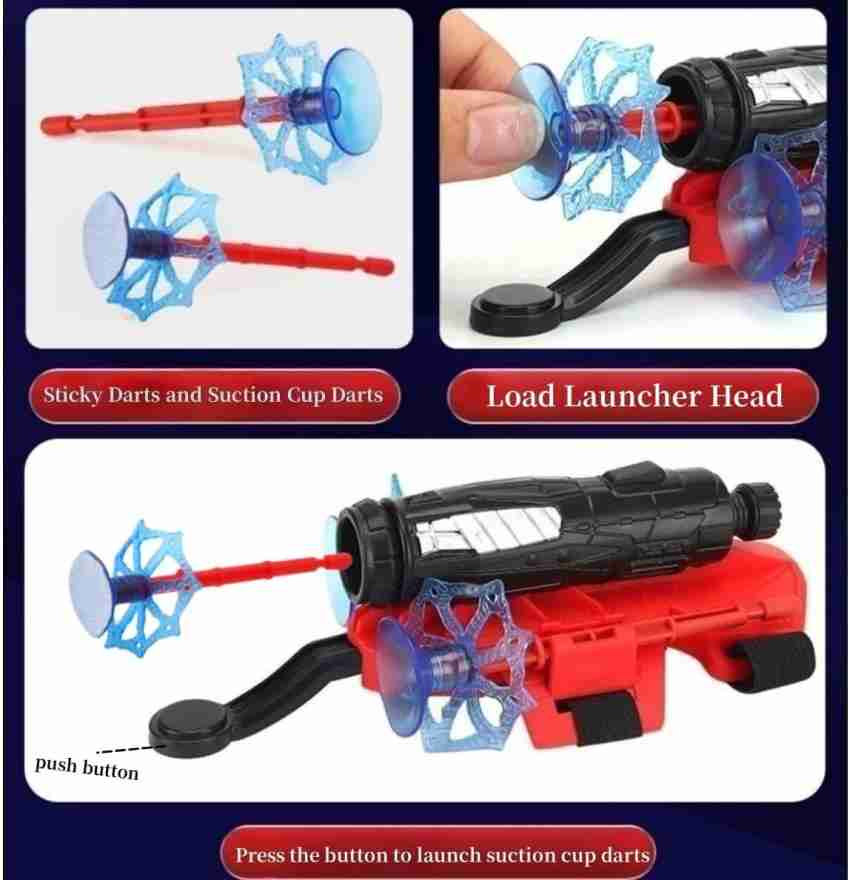 Spiderman Web Shooter Gloves Cross Bow Web Launcher Gadget for kids