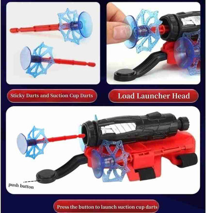 Spiderman Web Shooter Gloves Cross Bow Web Launcher Gadget for kids