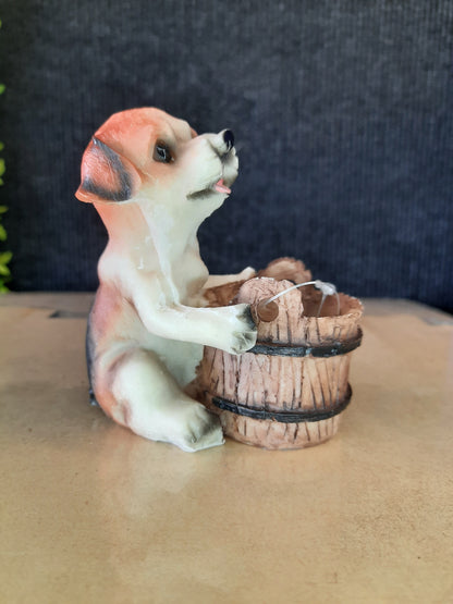 Small puppy pen stands