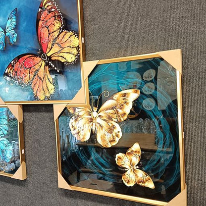 3 piece crystal wall frames