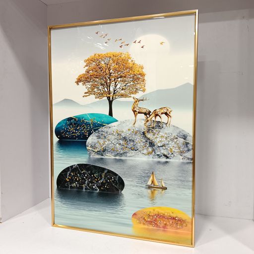 Crystal wall frames