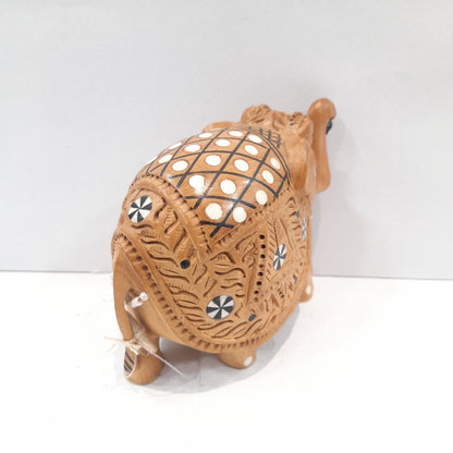 Wooden Crafted Elephant For Good Luck