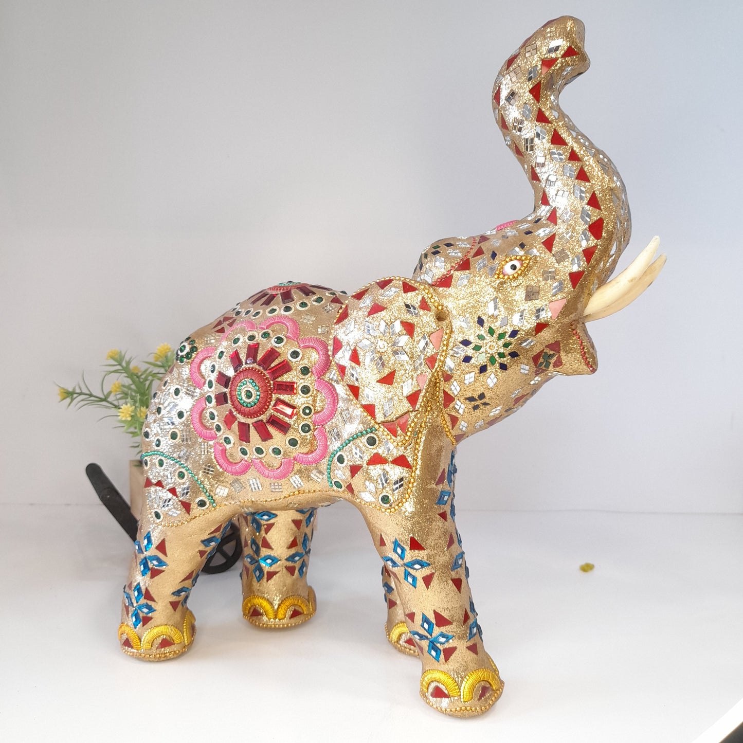 Thandi Lac Elephant Work on Leather