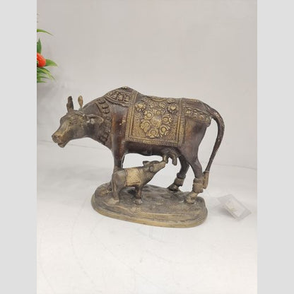 Brass Kamadhenu Antique finish