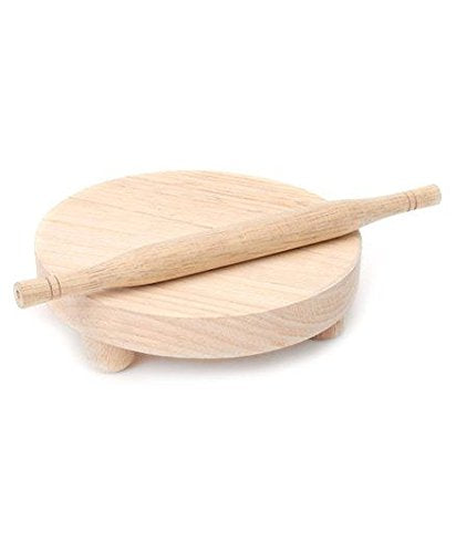 Wooden chakla belan to encourages role play in children kitchen set