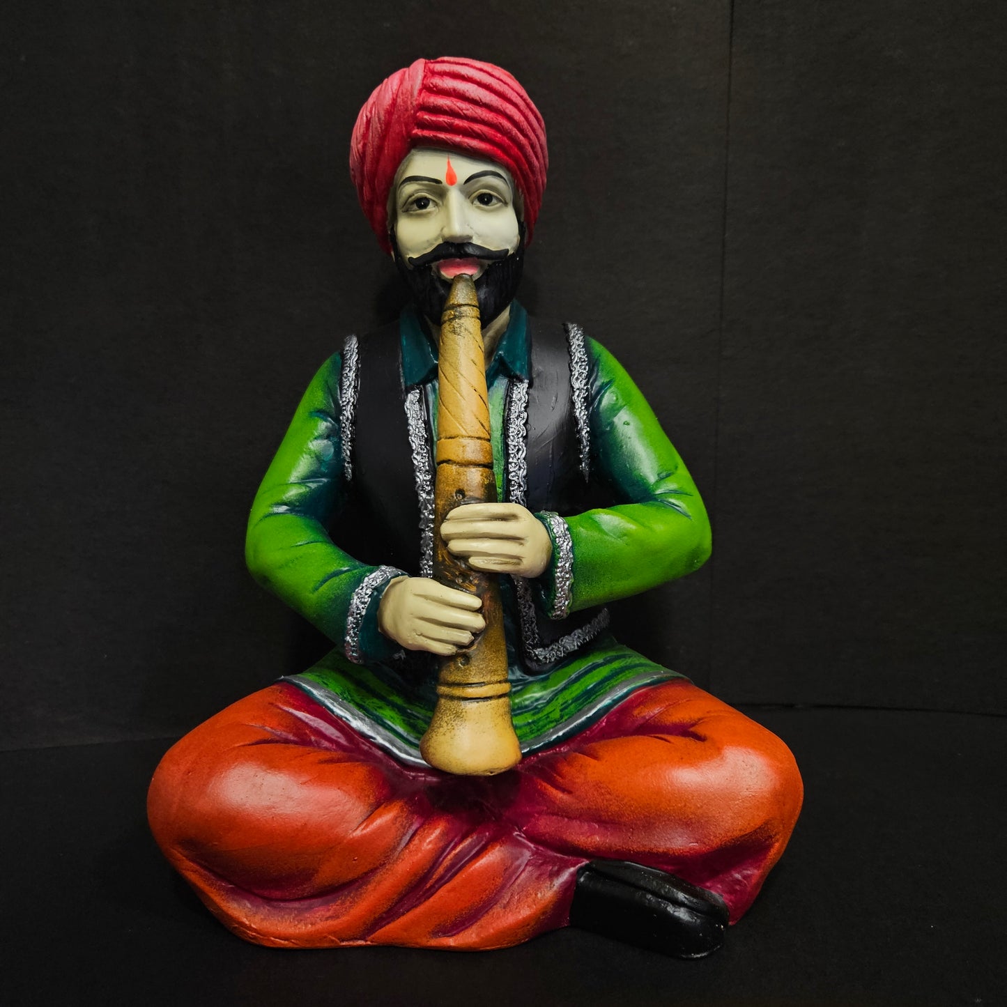 Hand Crafted Rajasthani Traditional Men Showpiece Figurine Idol for Home Decoration