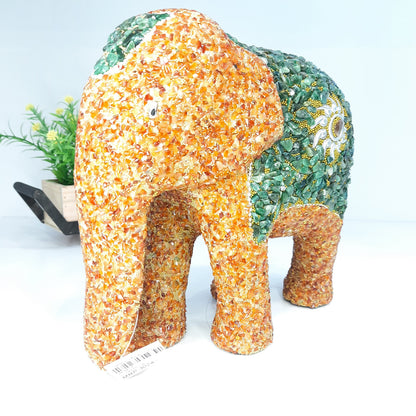 Resin Elephant Stone Work