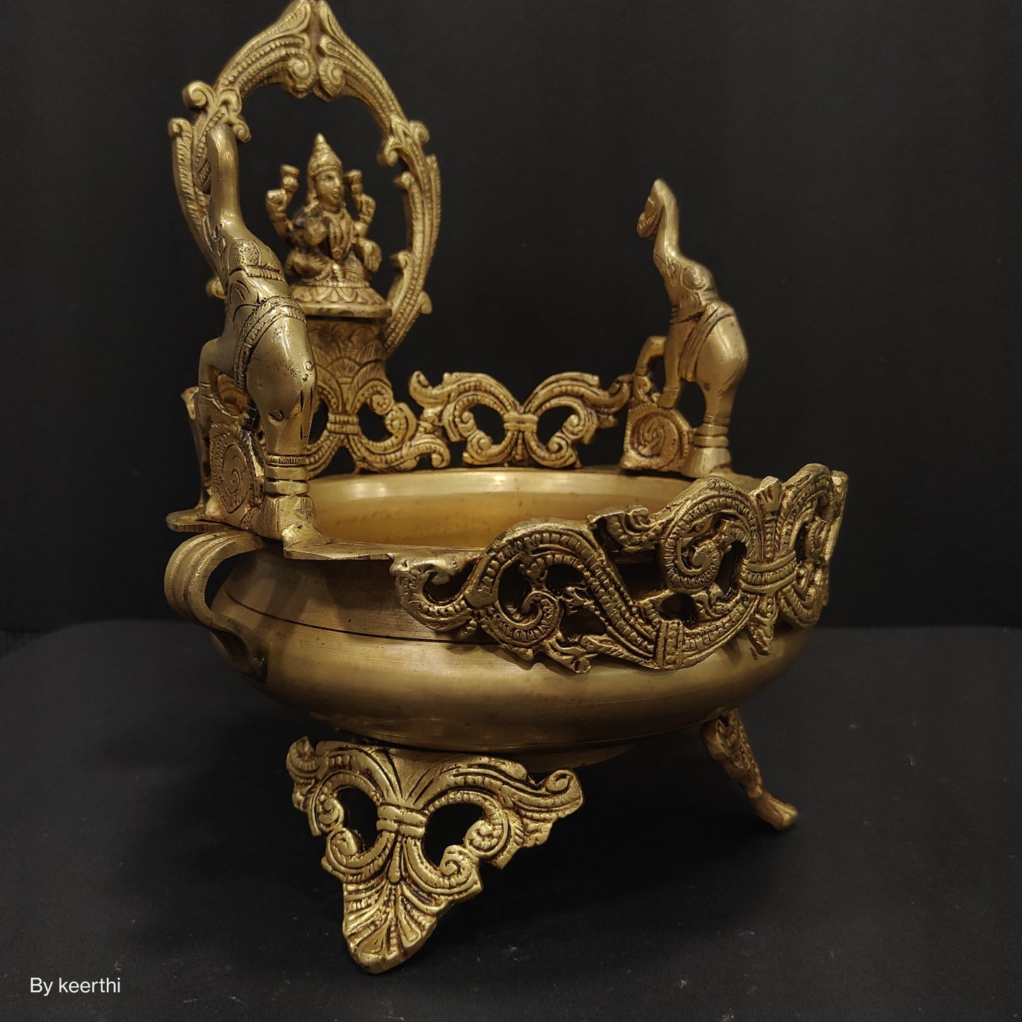 Brass Lakshmi Urli