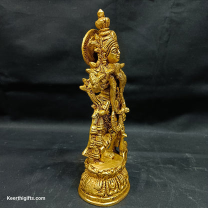 Krishna brass antique idol