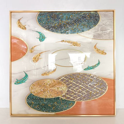 Crystal wall frames