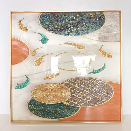 Crystal wall frames