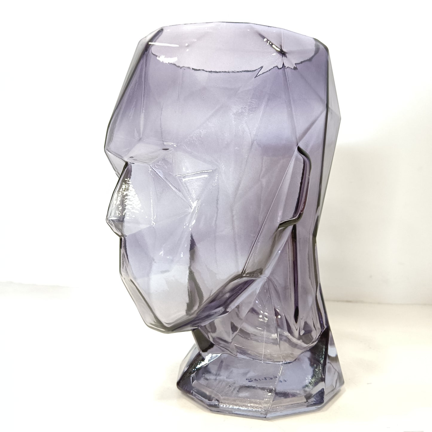 Human face glass Flower vase