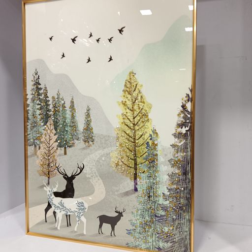 Crystal wall frames