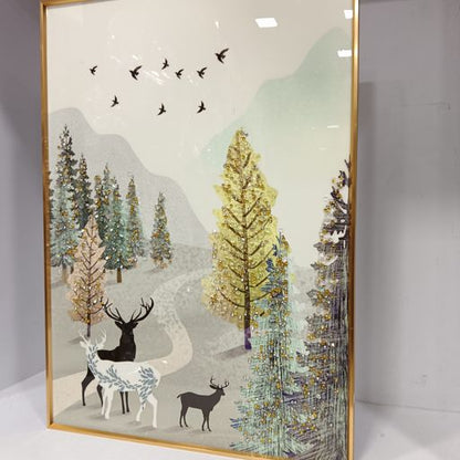 Crystal wall frames