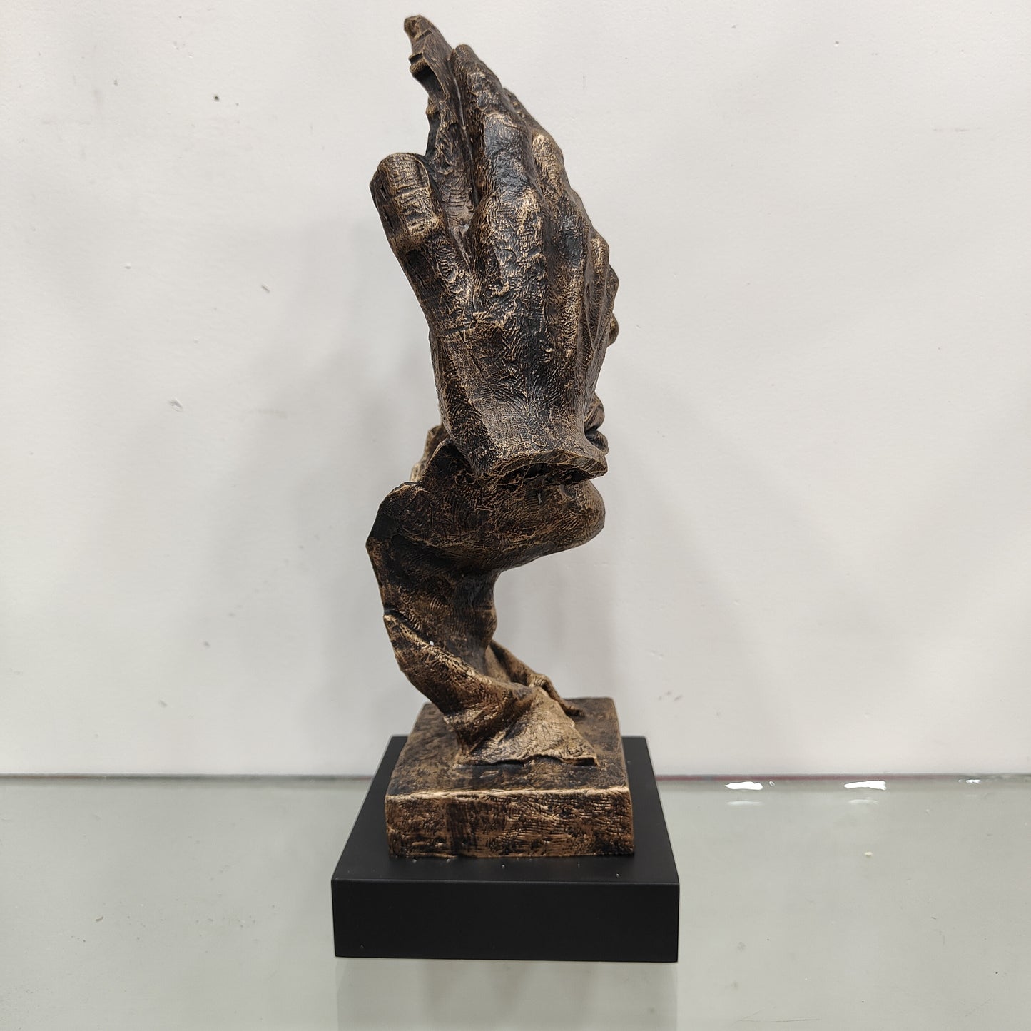 Bronze Face Sculpture