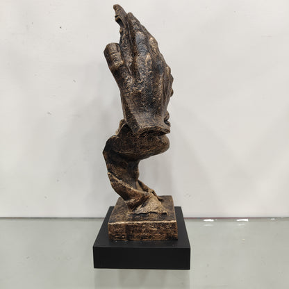 Bronze Face Sculpture