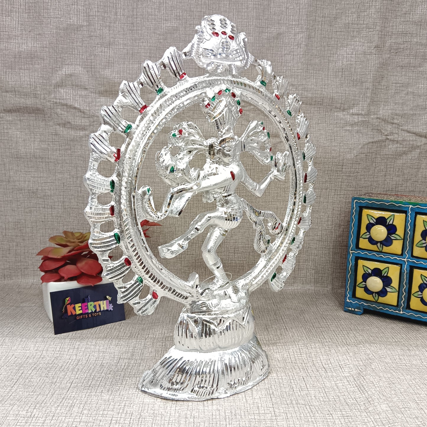 Nataraj German silver idol