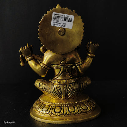 Goddess Sarawati Idol in Brass for Daily Pooja