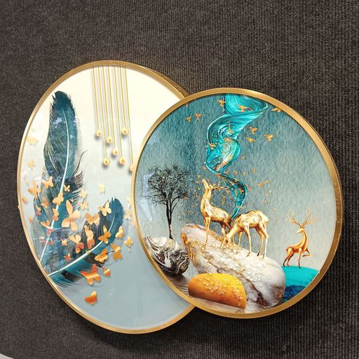Crystal wall frames