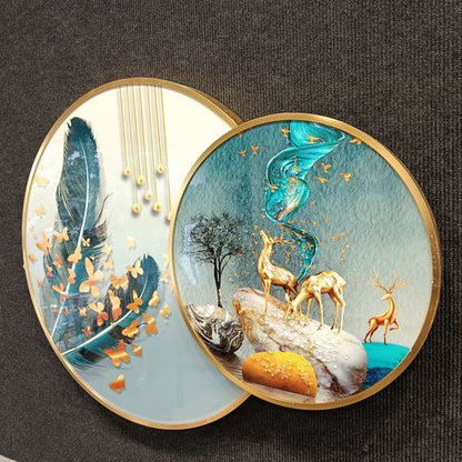 Crystal wall frames