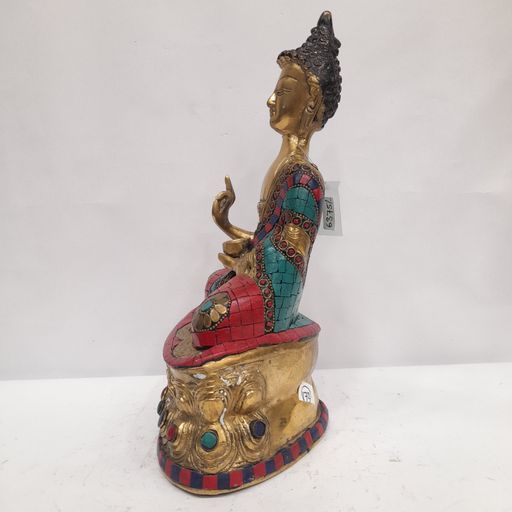 Brass Buddha idol