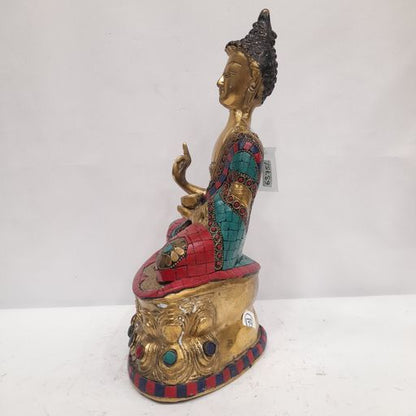 Brass Buddha idol