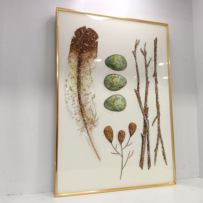 Crystal wall frames