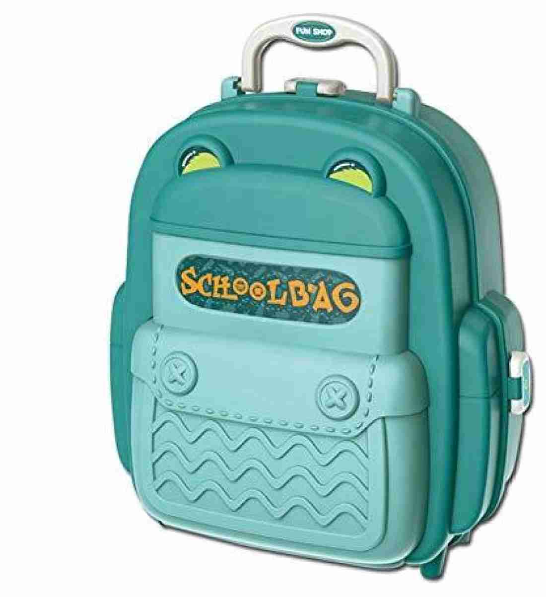 Piece School Bag Packing Pretend Play Shop Market Game Modern Children Home Supermarket Set for Kids Toys Boys and Girls