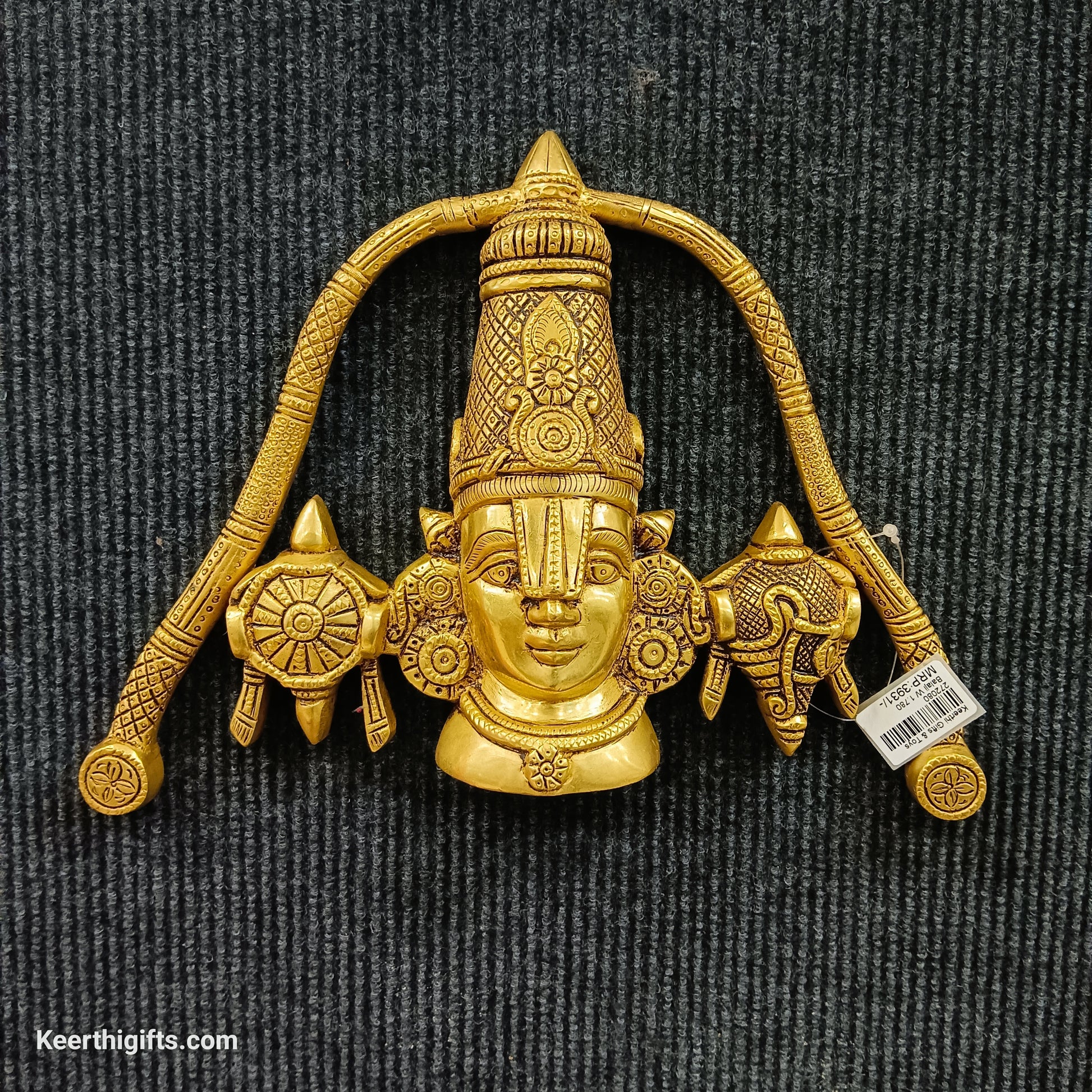 Balaji Wall decoration brass antique item