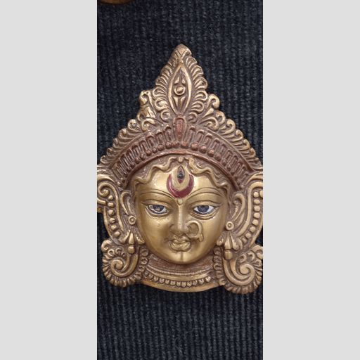 Brass Durga hanging 02