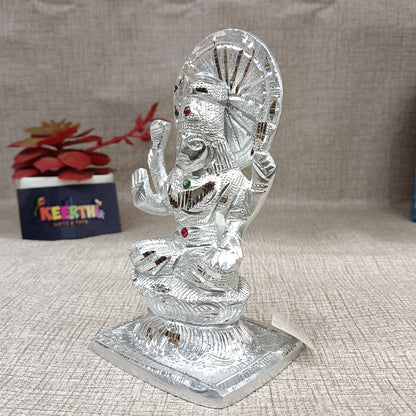 Lakshmi German silver idol