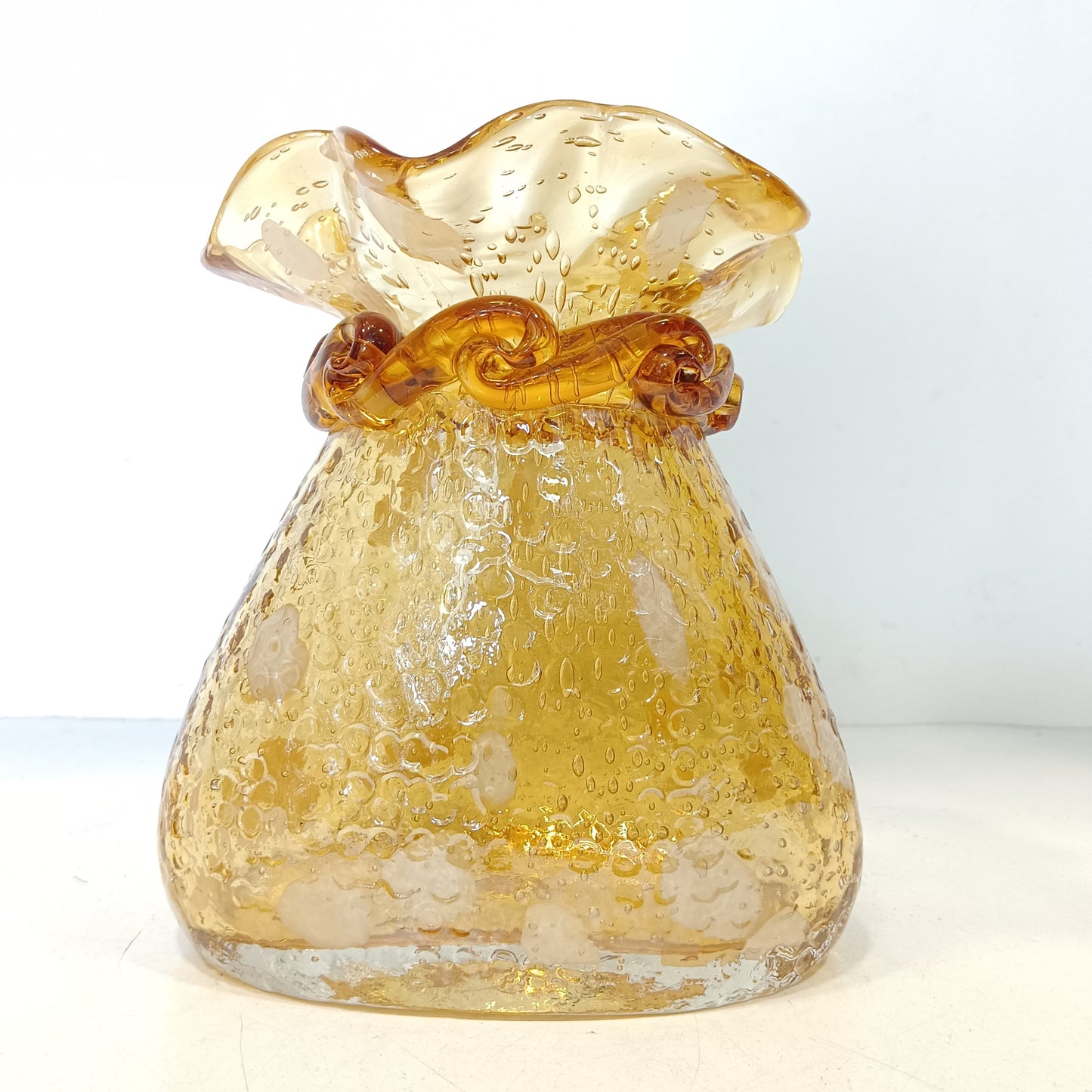 Specially hand moulded glass Flower vase