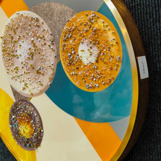 LUXURY CRYSTAL 3D CIRCLE SHAPE PAINTING
