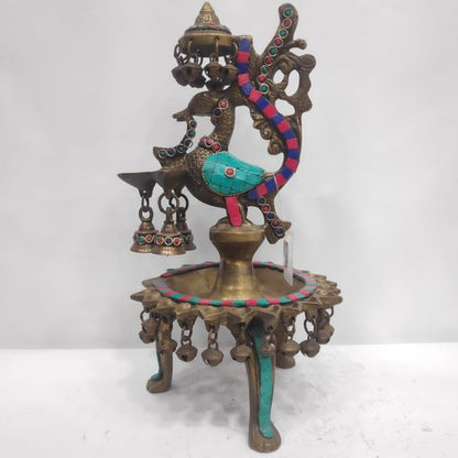 Brass deepam oil lamp