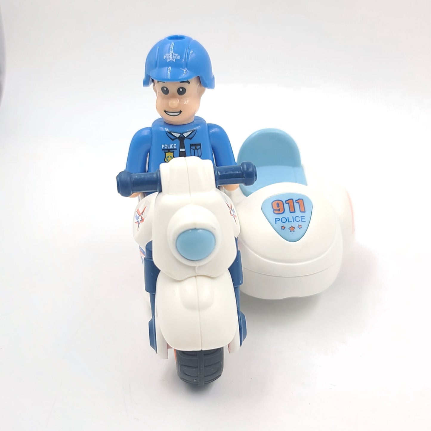 Police bike push toy