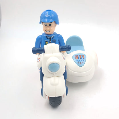 Police bike push toy