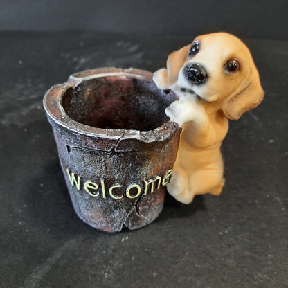 Welcome puppy pen stand
