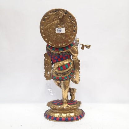 Brass Krishna idol