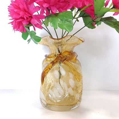 Specially hand moulded glass Flower vase