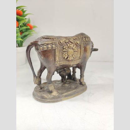 Brass Kamadhenu Antique finish